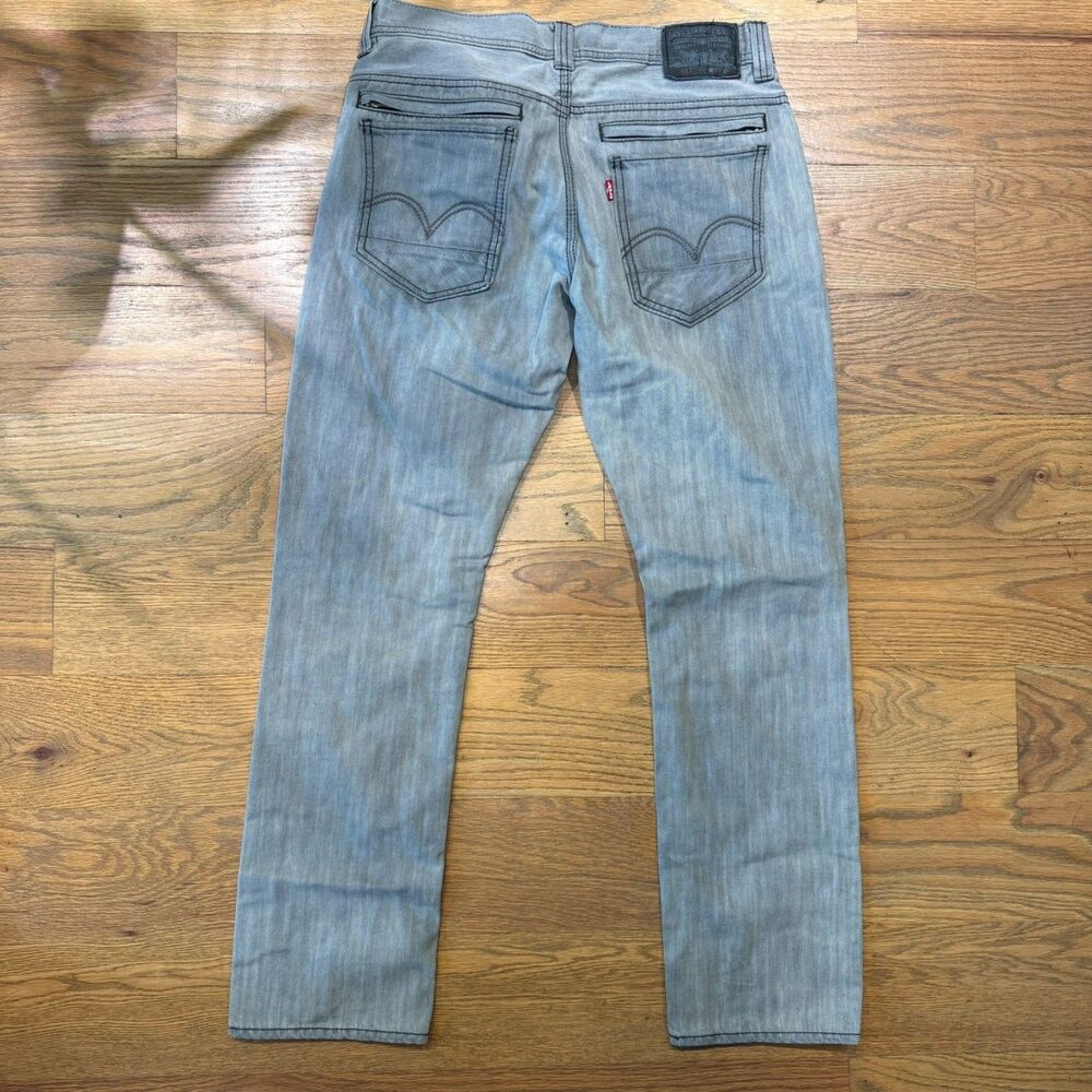 Levi's Men's 511 Skinny Zipper Back Jean, 3D Jetty, 32X30 Dark Gray